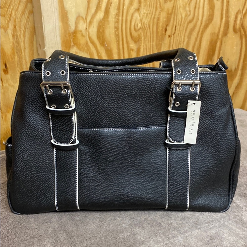 White House Black Market faux leather bag  NWT